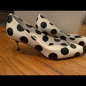 NTW Maison Margiela Black and Dot Heels